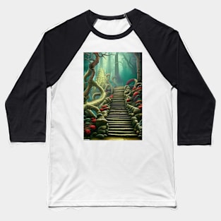 steps into nothing Baseball T-Shirt